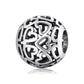 Charm σφαίρα με καρδιές από ασήμι 925 (C1291)