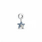 Charm από ασήμι 925 αστερίας με κοχύλι (C1363)