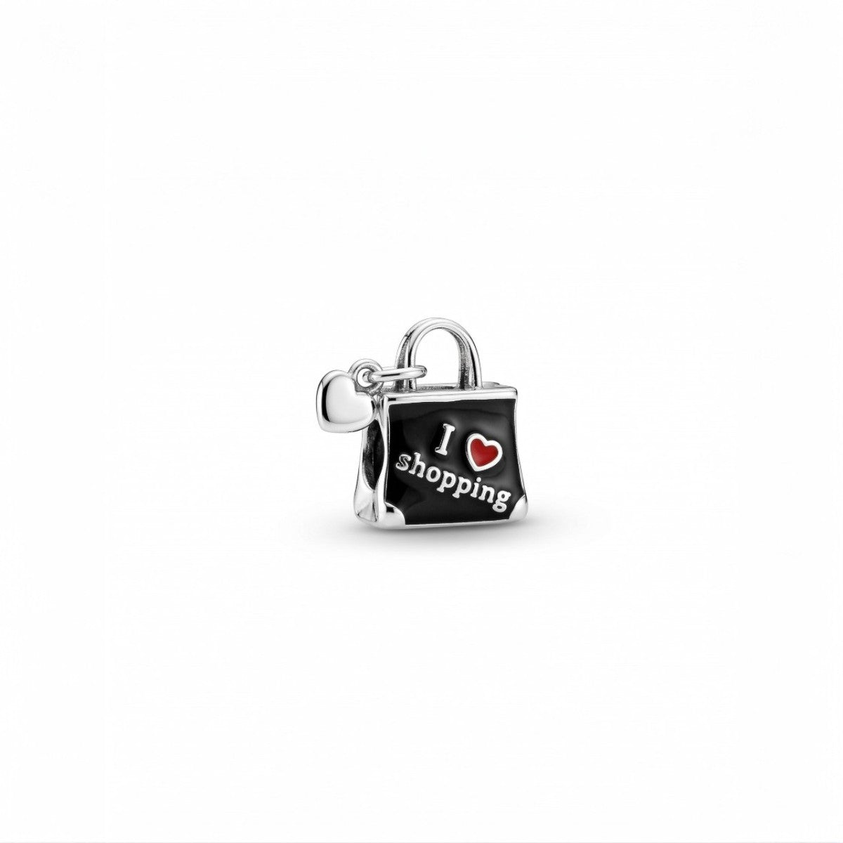 Charm από ασήμι 925 τσάντα shopping (C1364)