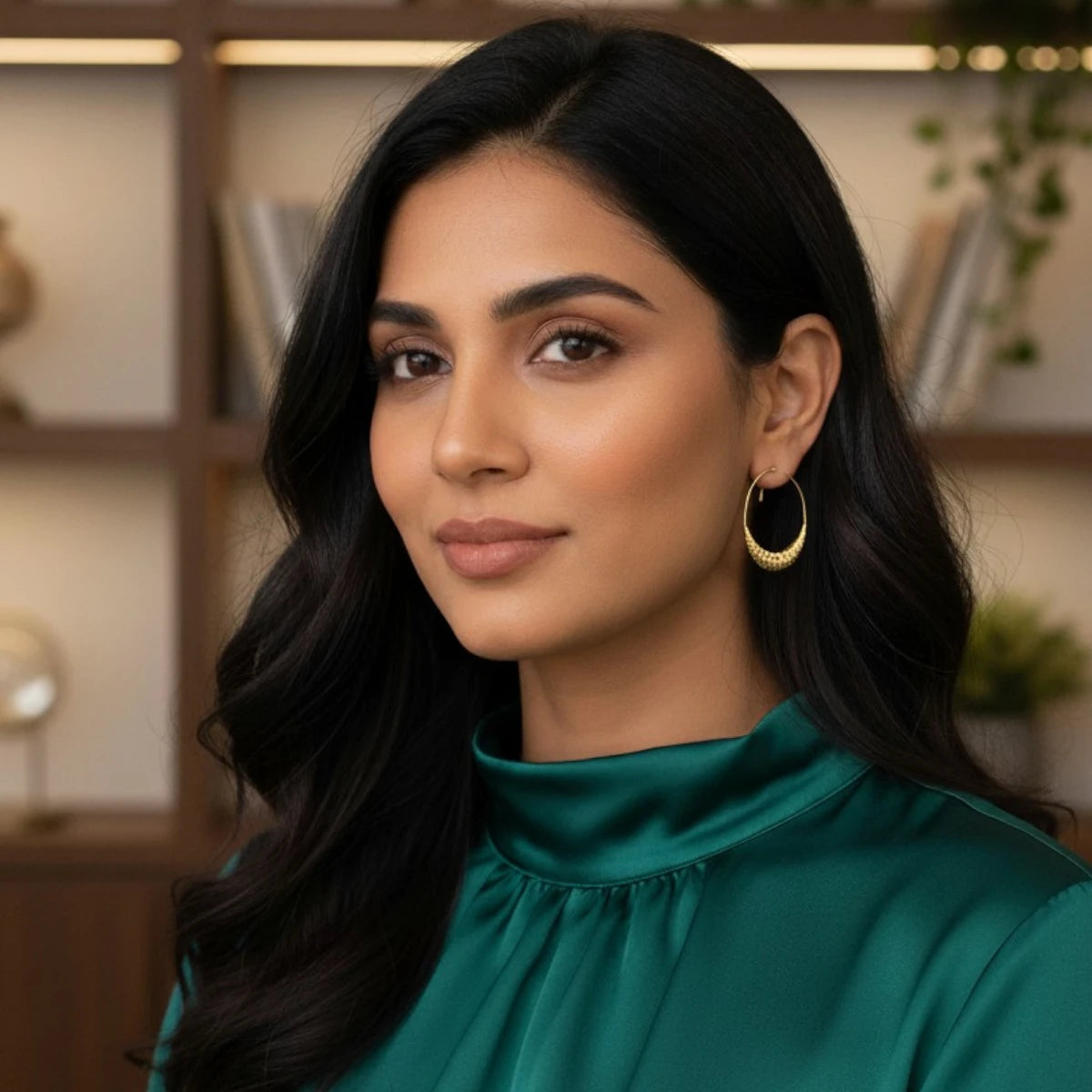 Ατσάλινα κρεμαστά σκουλαρίκια  3.3cm (E1519)