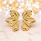 Ατσάλινα Σκουλαρίκια 4.5cm – Χρυσές Πεταλούδες (E1602)