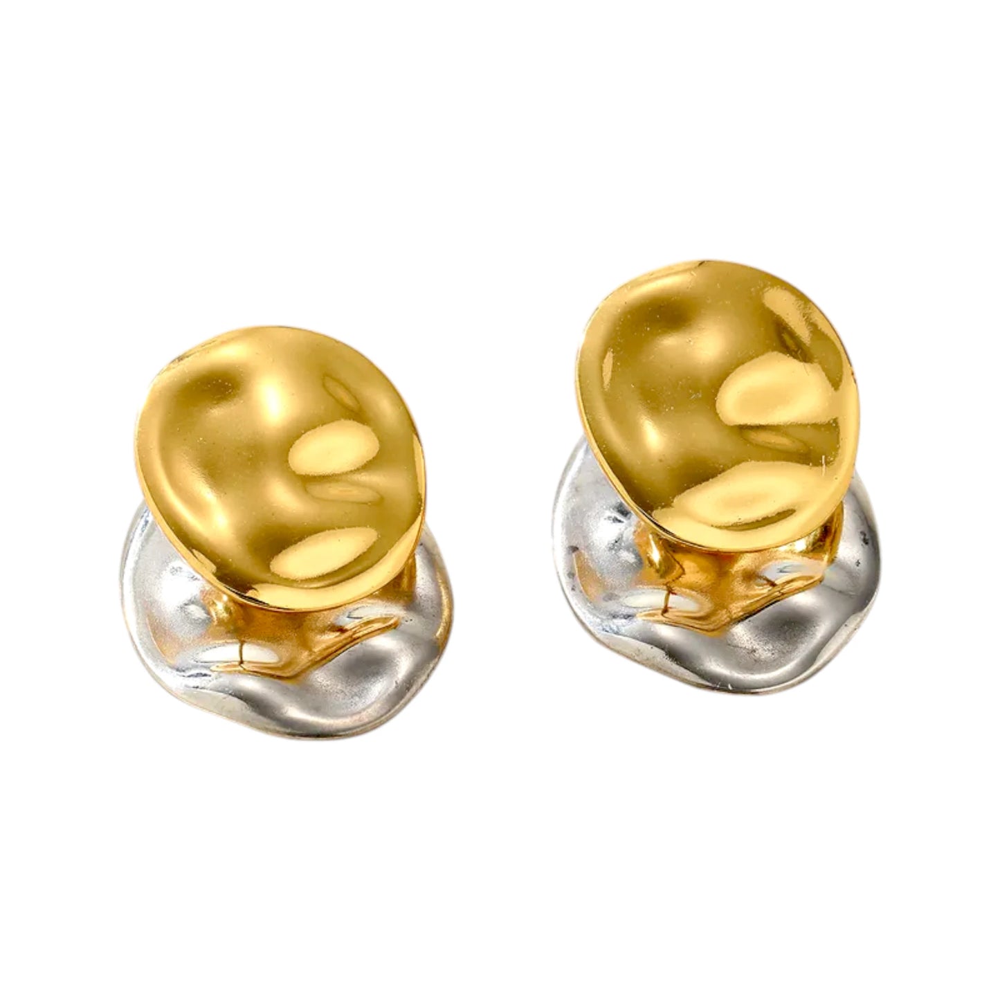 Ατσάλινα Σκουλαρίκια 3.5 cm (E1607)