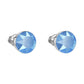 Σκουλαρίκια με Summer Blue Swarovski Κρύσταλλο (F1133)