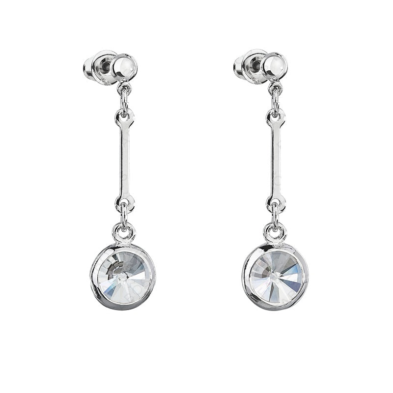 Κρεμαστά σκουλαρίκια με κρύσταλλα Swarovski® 3.6 cm ( F1149)