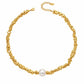 Χρυσό Ατσάλινο Κολιέ 316L Choker με Πέρλα (N5006)