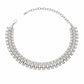 Ασημί Ατσάλινο Κολιέ Choker 316L Γεωμετρικό (N5014)