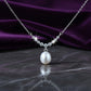 Ασημένιο 925 Κολιέ με Μαργαριτάρι Γλυκού Νερού & Ζιργκόν (PN034)