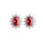 Ασημένια 925 Καρφωτά Σκουλαρίκια Ροζέτα (SE036) - charmy.gr