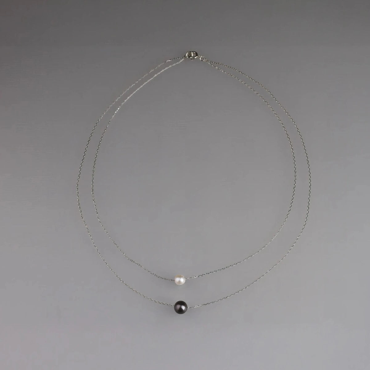 Ασημένιο 925 Κολιέ με Μαργαριτάρια Γλυκού Νερού (PN021) - charmy.gr