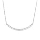 Ασημένιο κολιέ 925 μπάρα με κρύσταλλα Swarovski (J1000) - charmy.gr