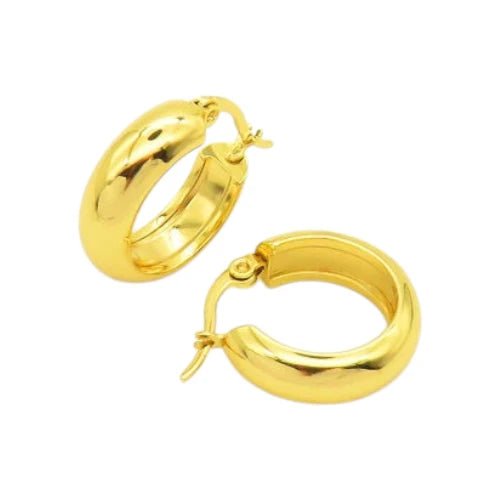 Ατσάλινα Σκουλαρίκια Κρίκοι - Διάμετρος 2.0cm (E3118 - 1) - charmy.gr