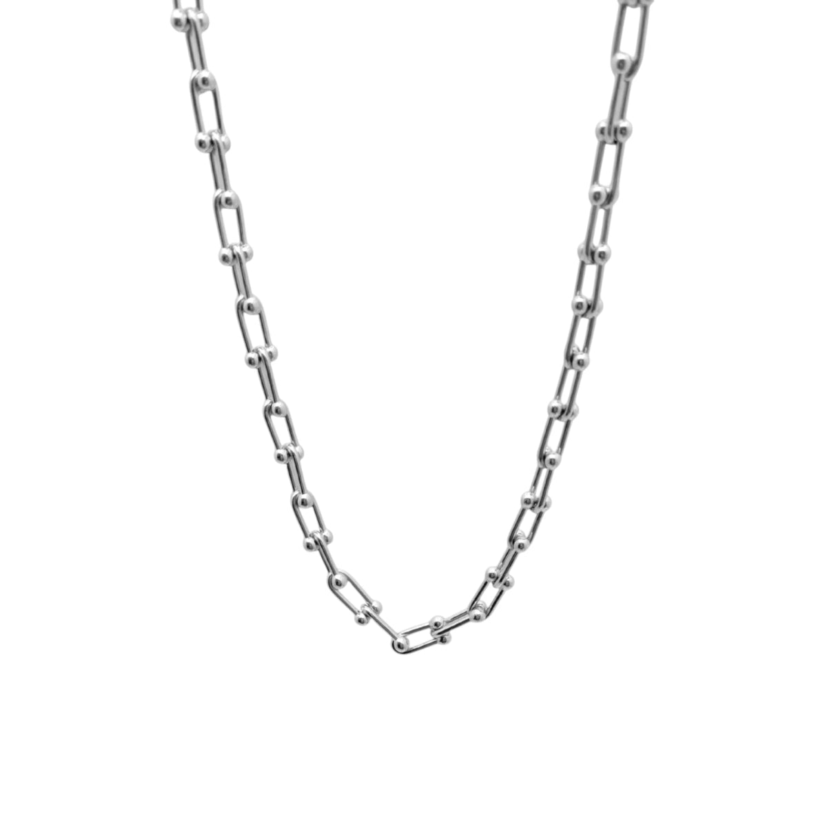 Ατσάλινη αλυσίδα λαιμού χοντρή μήκος 34+5 (N1742) - charmy.gr