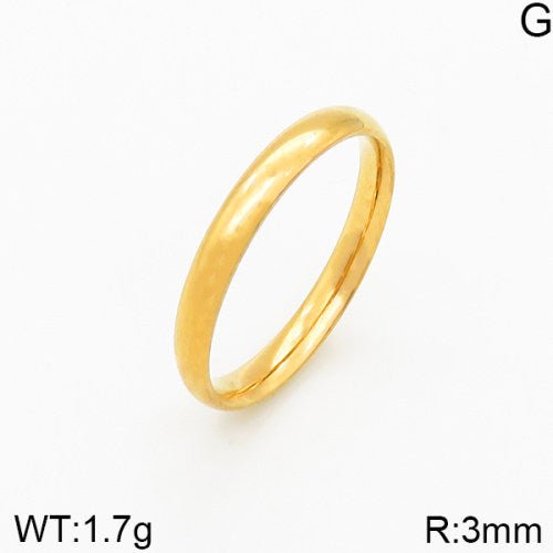 Ατσάλινο βεράκι επιχρυσωμένο (R3065) - charmy.gr