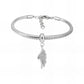 Ατσάλινο βραχιόλι με charm (B3259) - charmy.gr