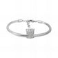 Ατσάλινο βραχιόλι με charm (B3283) - charmy.gr