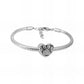 Ατσάλινο βραχιόλι με charm (B3295) - charmy.gr