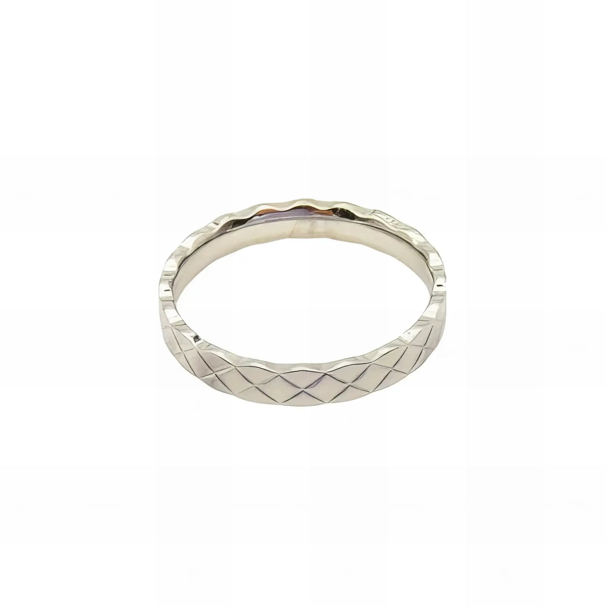 Ατσάλινο δαχτυλίδι βεράκι χρώμα ασημί (R3027) - charmy.gr