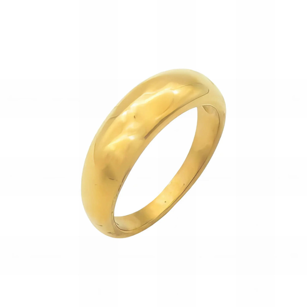 Ατσάλινο δαχτυλίδι επιχρυσωμένο (R3101) - charmy.gr