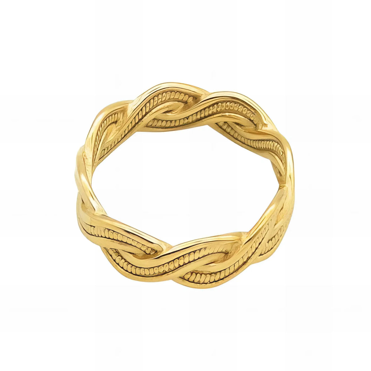 Ατσάλινο δαχτυλίδι επιχρυσωμένο (R3112) - charmy.gr