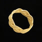 Ατσάλινο δαχτυλίδι επιχρυσωμένο (R3112) - charmy.gr