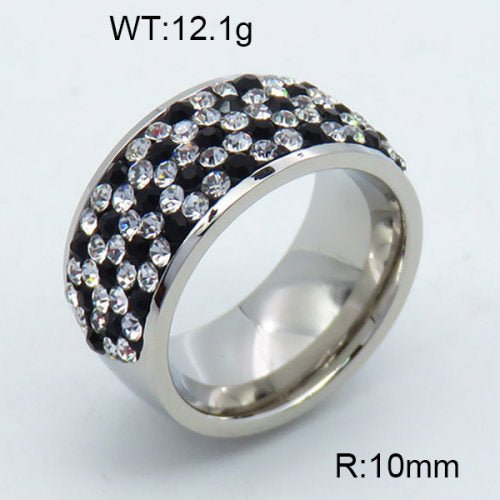 Ατσάλινο δαχτυλίδι με ζιργκόν (R3117) - charmy.gr