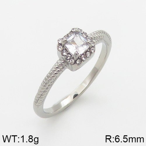 Ατσάλινο δαχτυλίδι ροζέτα (R3078) - charmy.gr