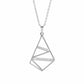 Ατσάλινο κολιέ με κρύσταλλα Swarovski (J1044) - charmy.gr