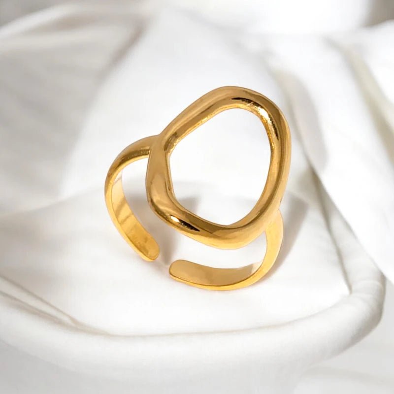 Ατσάλινο ρυθμιζόμενο δαχτυλίδι (R1413) - charmy.gr