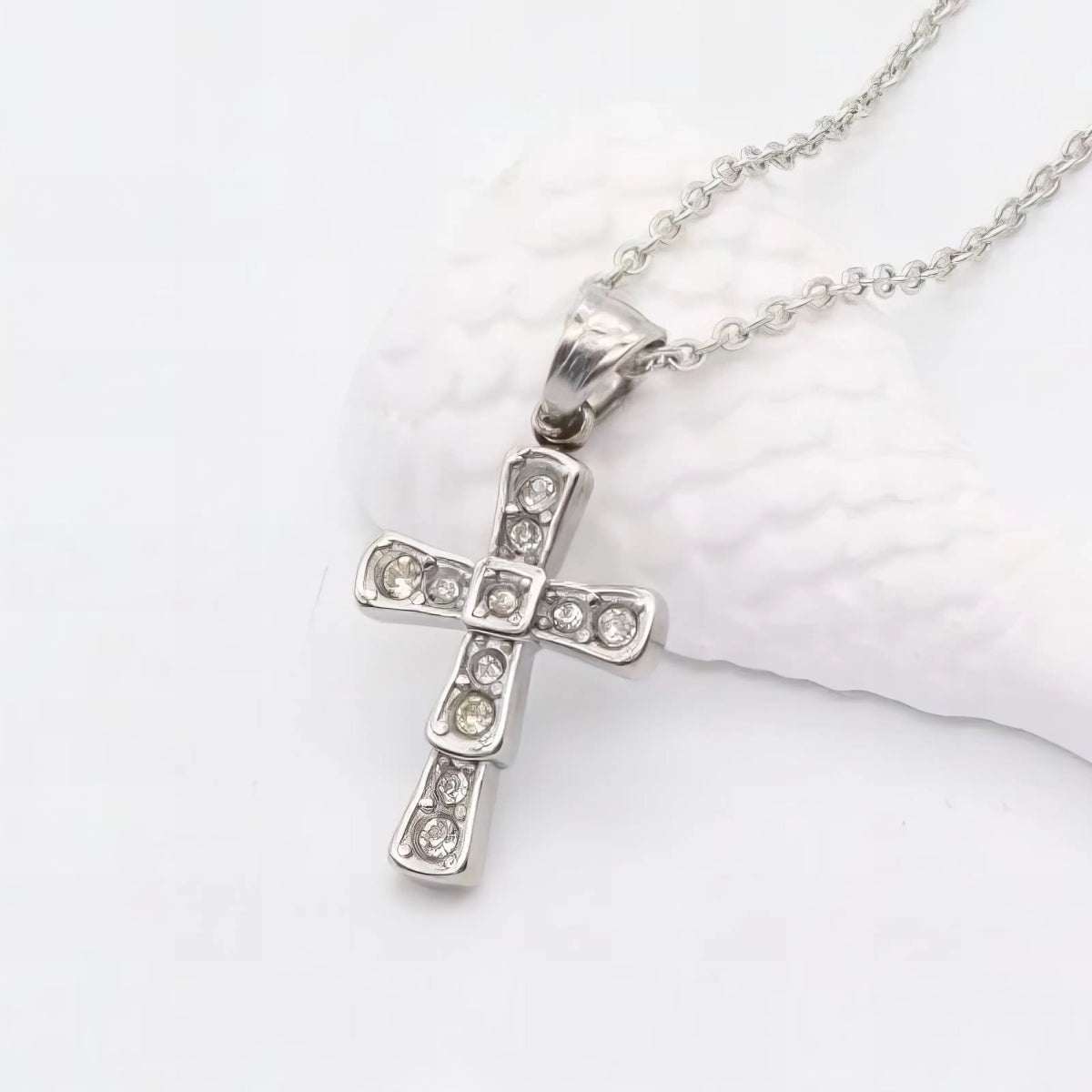 Ατσάλινος Σταυρός 2.3cm (N3247) - charmy.gr