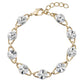 Βραχιόλι από ορείχαλκο με κρύσταλλα Swarovski (F1104) - charmy.gr