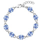 Βραχιόλι από ορείχαλκο με κρύσταλλα Swarovski (F1106) - charmy.gr