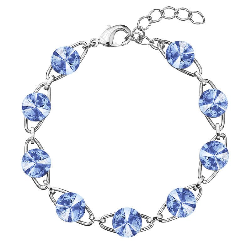 Βραχιόλι από ορείχαλκο με κρύσταλλα Swarovski (F1106) - charmy.gr