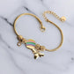 Βραχιόλι ατσάλινο 18k (B1643) - charmy.gr