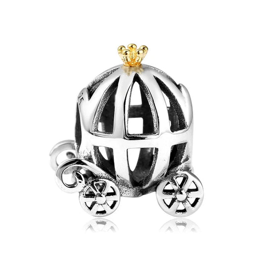 Charm από ασήμι 925 άμαξα (C1195) - charmy.gr