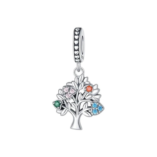 Charm από ασήμι 925 δέντρο της ζωής (C1208) - charmy.gr