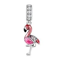Charm από ασήμι 925 φλαμίνγκο (C1032) - charmy.gr