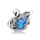 Charm από ασήμι 925 κύκνος (C1161) - charmy.gr