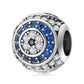 Charm από ασήμι 925 ματάκι με ζιργκόν (C1064) - charmy.gr