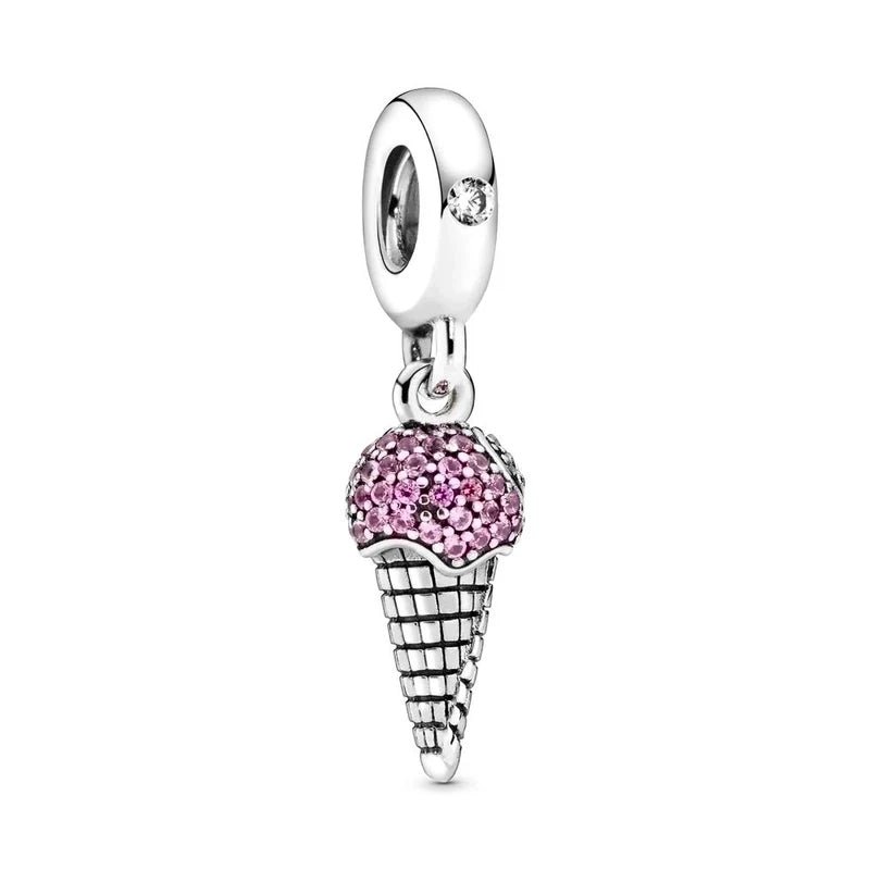 Charm από ασήμι 925 παγωτό (C1197) - charmy.gr