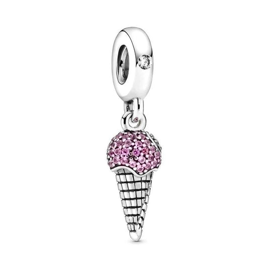 Charm από ασήμι 925 παγωτό (C1197) - charmy.gr