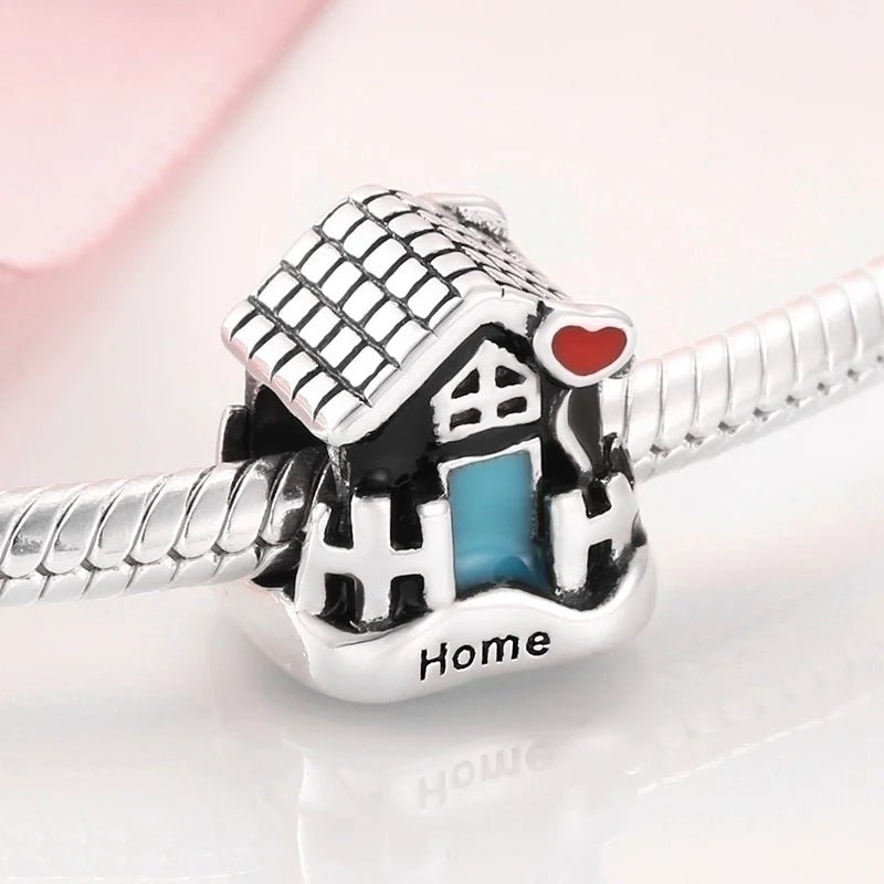 Charm από ασήμι 925 σπίτι (C1202) - charmy.gr