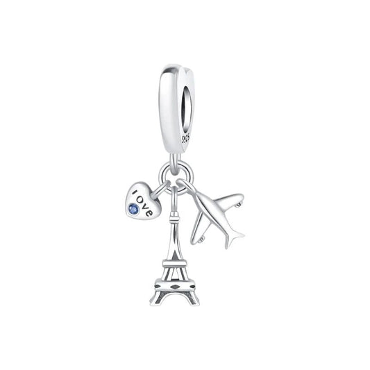Charm από ασήμι 925 ταξίδι (C1218) - charmy.gr