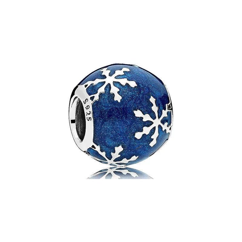 Charm από ασήμι 925 χιονονιφάδες (C1004) - charmy.gr