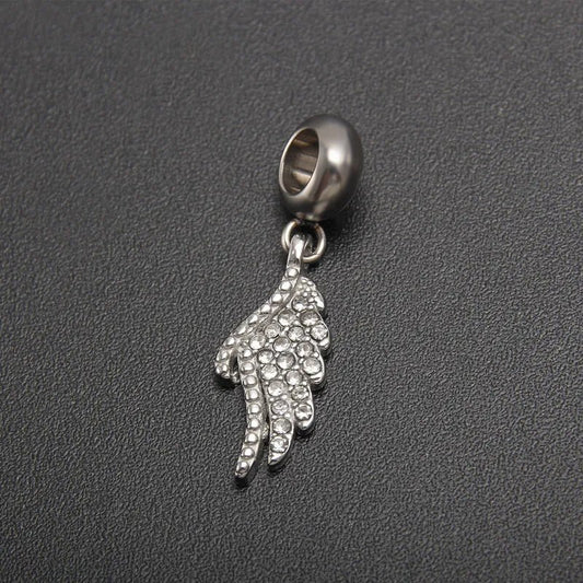 Charm από ατσάλι φτερό (C3033) - charmy.gr
