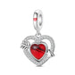 Charm Καρδιά από Ασήμι 925 (C1272) - charmy.gr