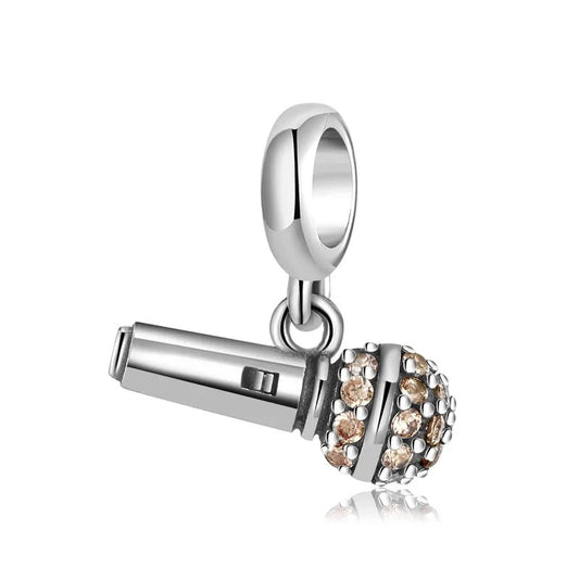 Charm Μικρόφωνο από Ασήμι 925 (C1268) - charmy.gr