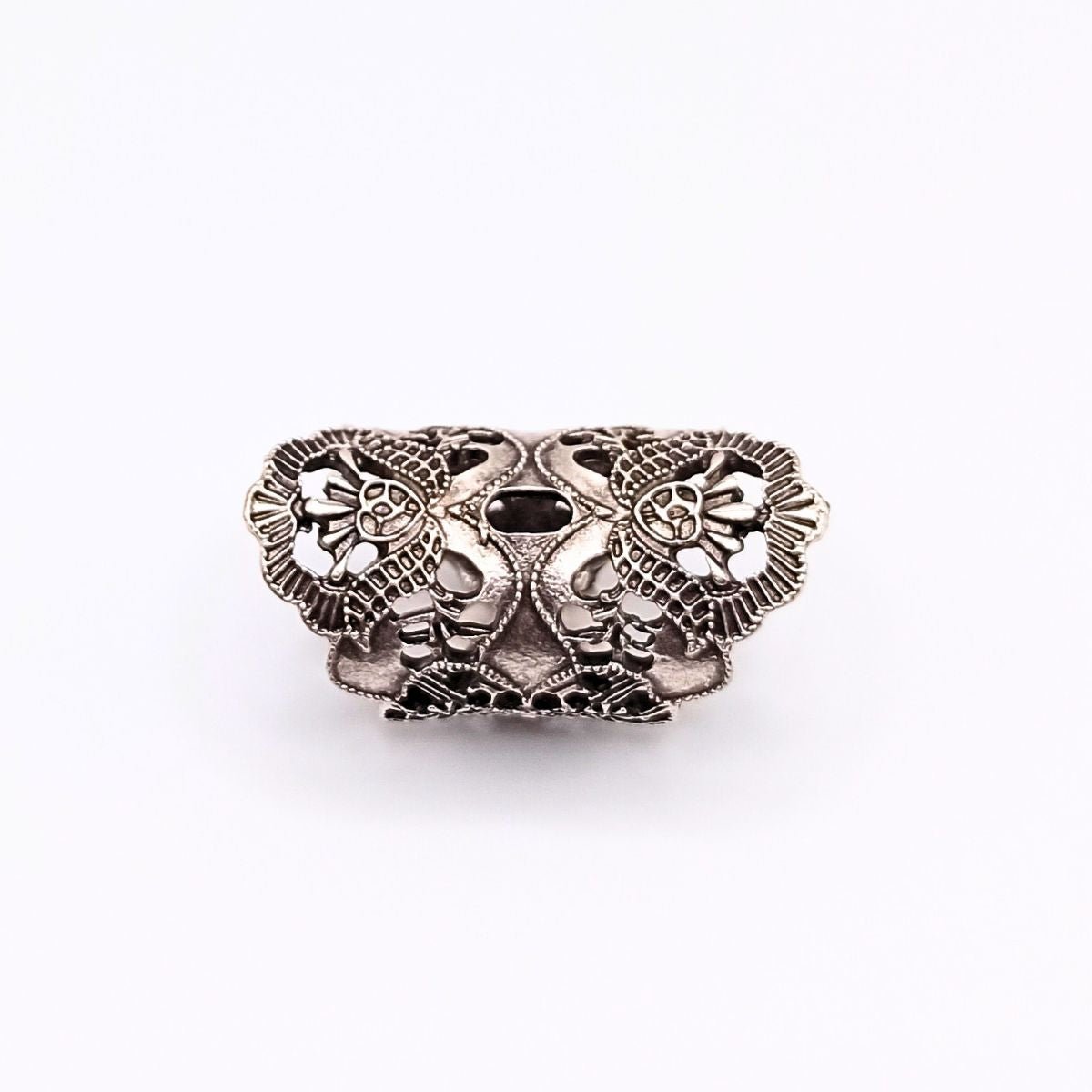 Δαχτυλίδι μεγάλο από ζάμακ ρυθμιζόμενο (R1431) - charmy.gr