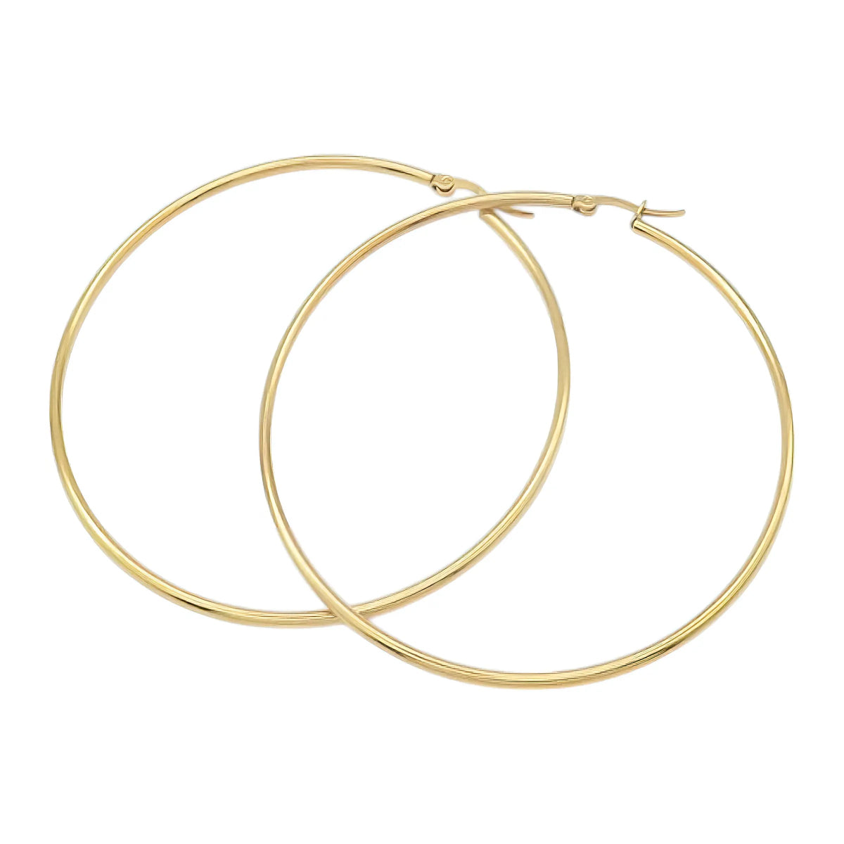 Εντυπωσιακοί Ατσάλινοι Κρίκοι 7.3cm (E3150) - charmy.gr