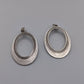 Χειροποίητα σκουλαρίκια επαργυρωμένα (E1062) - Earrings - charmy.gr