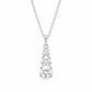 Κολιέ από κράμα μετάλλων με κρύσταλλα Swarovski (J1038)